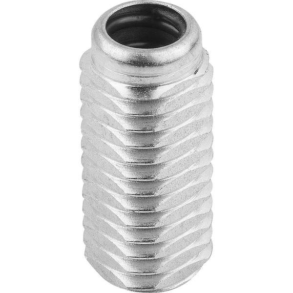 Lateral Spring Plunger, Std Force W Threaded Sleeve Wo Thrust Pin, D=M18X1, 5 L=31, 5, Form:A, Steel,